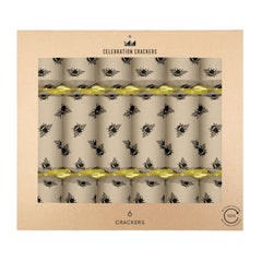 Luxury Eco Crackers - Busy Bees (Set of 6) by Celebration Crackers - Christmas Cracker Warehouse