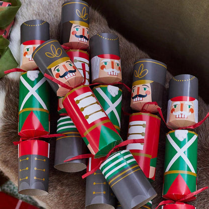 Luxury Eco Crackers - Nutcracker (Set of 6) by Talking Tables - Christmas Cracker Warehouse