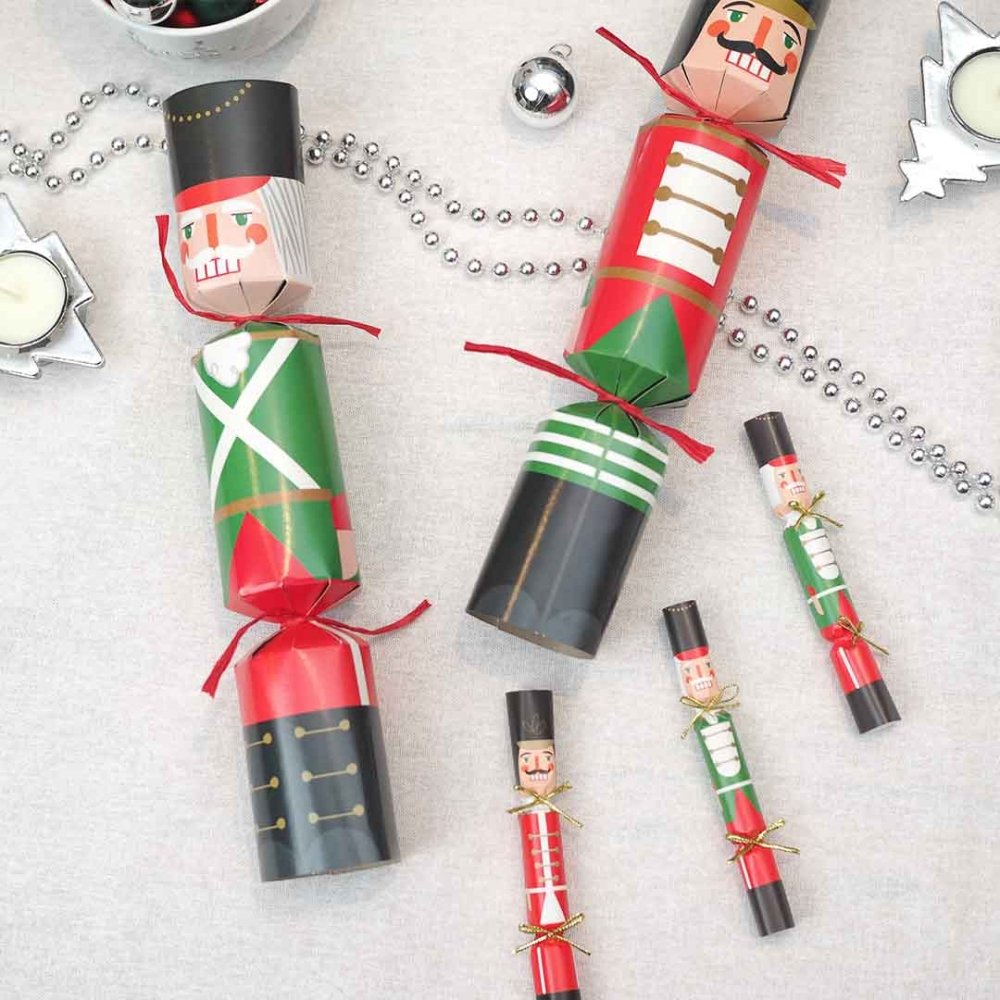 Luxury Eco Crackers - Nutcracker (Set of 6) by Talking Tables - Christmas Cracker Warehouse