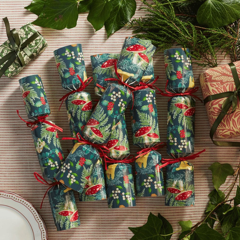 Luxury Eco Crackers - Woodland Forest (Set of 6) by Talking Tables - Christmas Cracker Warehouse