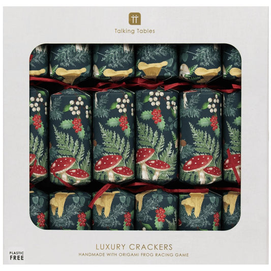 Luxury Eco Crackers - Woodland Forest (Set of 6) by Talking Tables - Christmas Cracker Warehouse