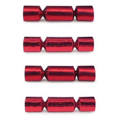 Mini Crackers - Diamond Red (8 Pack) by Celebration Crackers - Christmas Cracker Warehouse