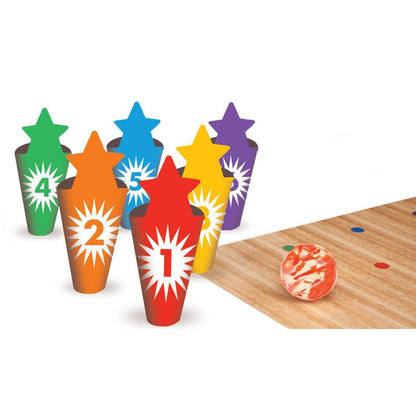 Rainbow Bowling Crackers (6 Pack) by Foxy - Christmas Cracker Warehouse